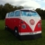 Retro VW Bus Camper Zelt 1:1 Nachbildung Rot
