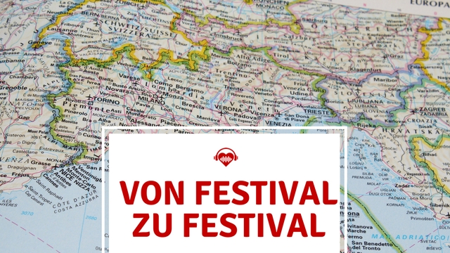 Festival Länder Landkarte