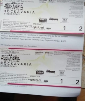 ROCKAVARIA  2-Tages-Ticket München